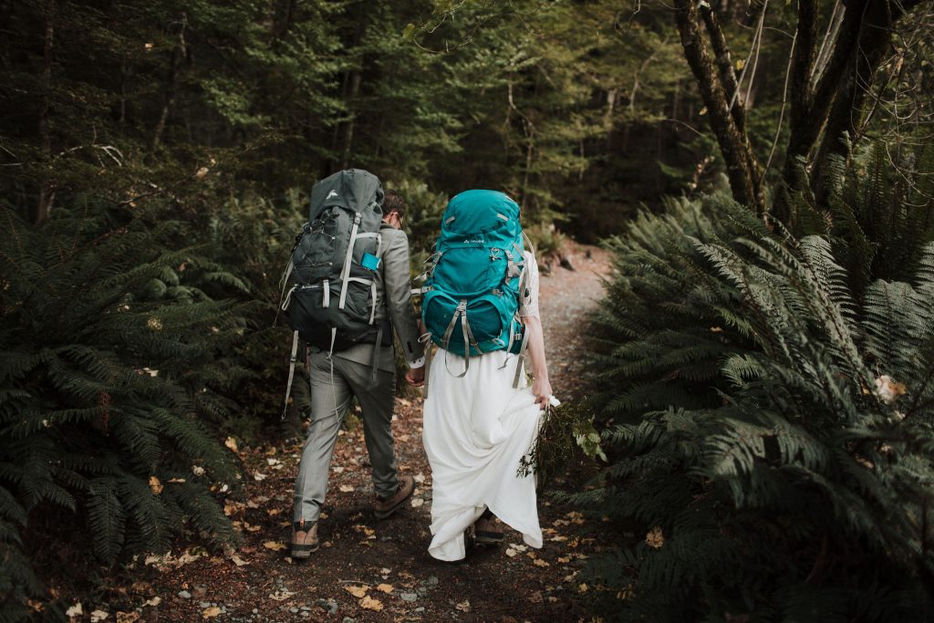 hiking adventure wedding routeburn track