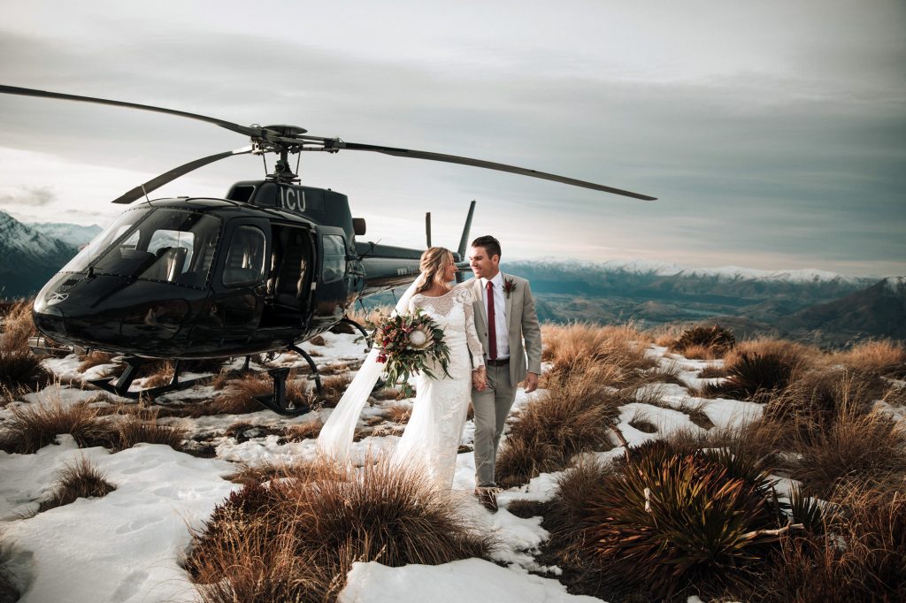 Heli-weddings in New Zealand are epic